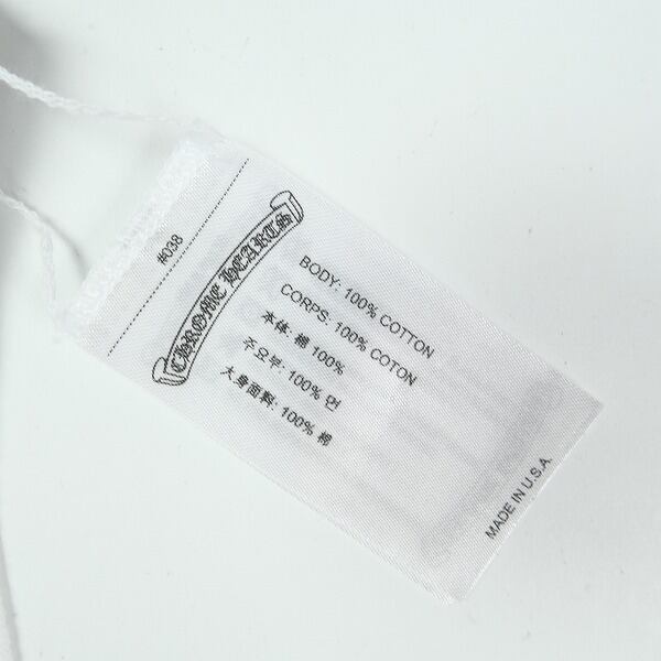 Size【M】 CHROME HEARTS クロム・ハーツ NECK LOGO BACK SCROLL RIB