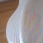 白いオーロラの花瓶