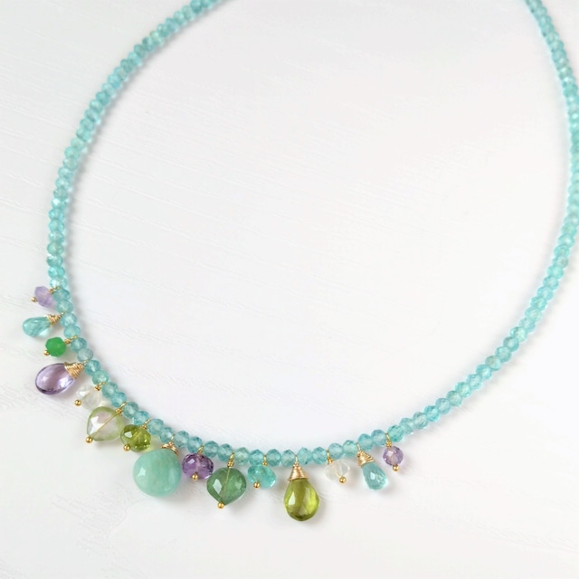 Colorful STAR necklace 050
