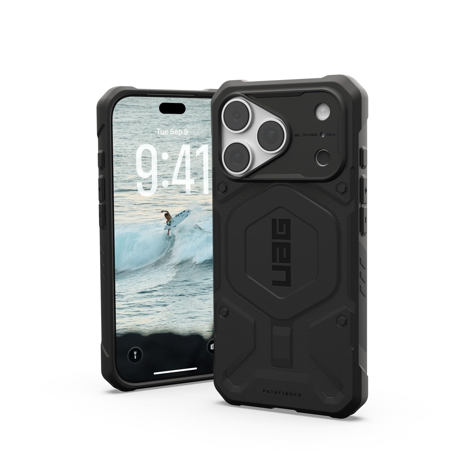 UAG iPhone18 Pro 耐衝撃スマホケース PATHFINDER 日本正規代理店品 UAG-IPH26MA-BK