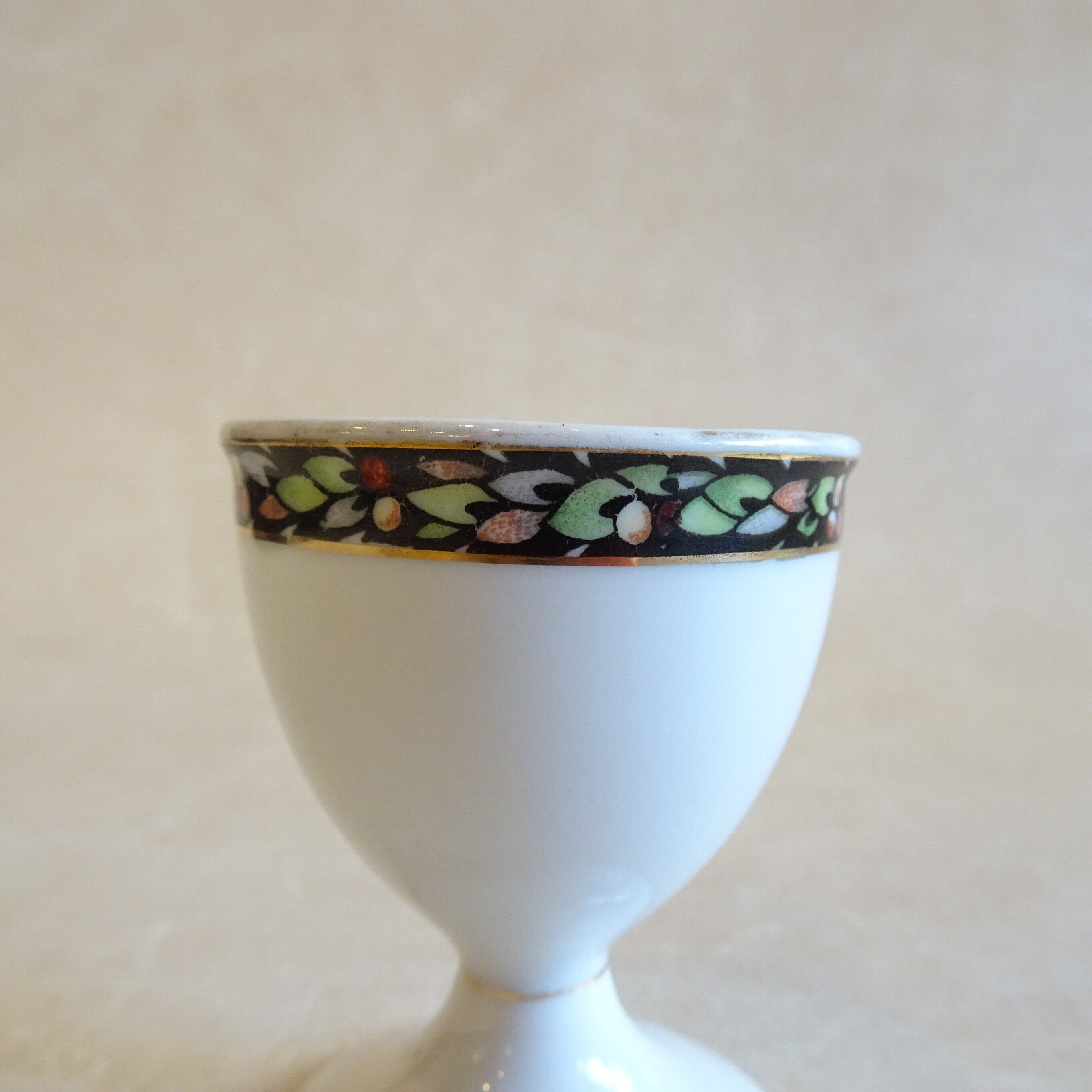 オールドノリタケ カラフルラインのエッグスタンド | 純喫茶家具の村田商會