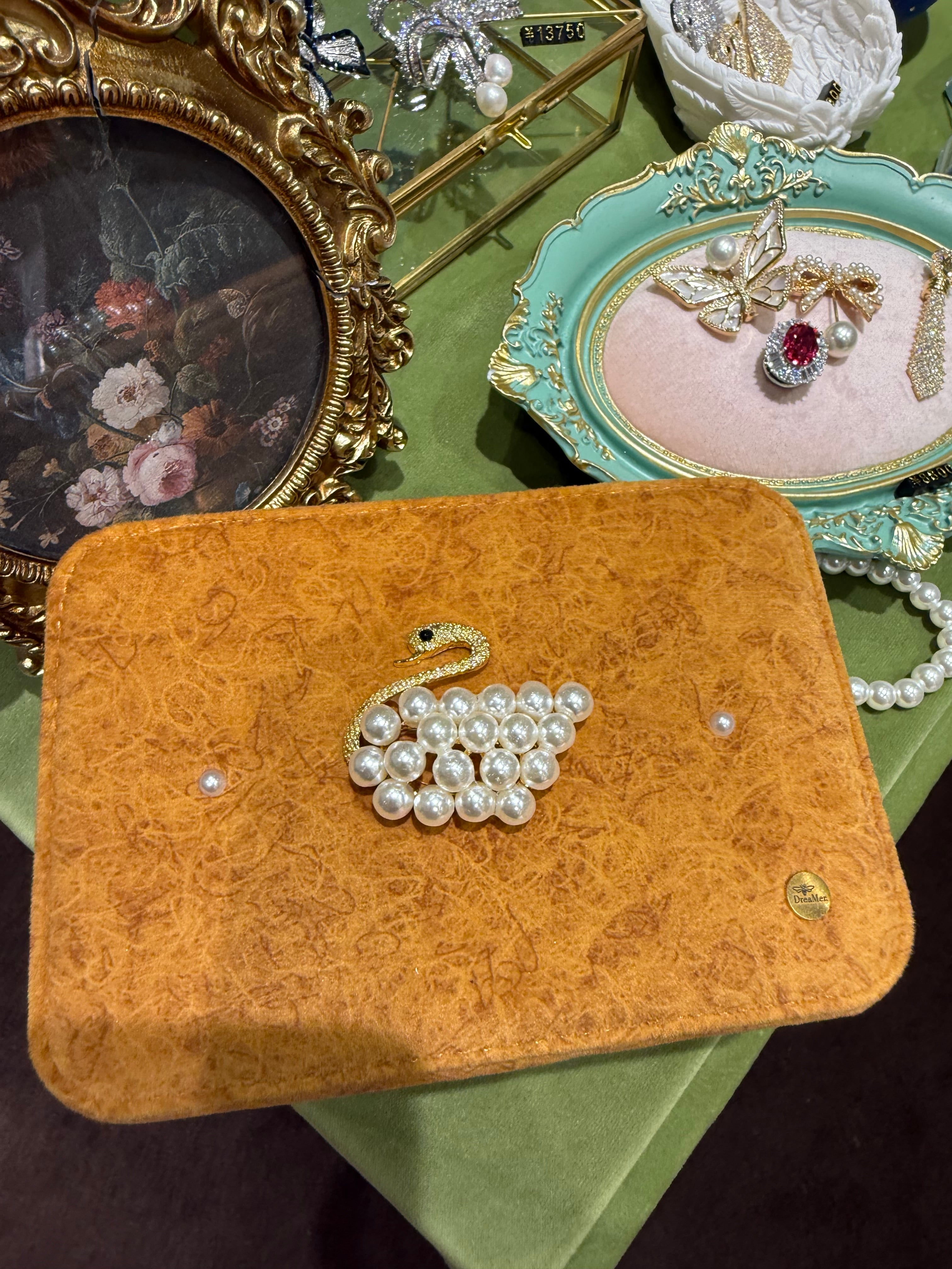 スワンパールジュエリーボックス|オシャレORANGE | DreaMer.