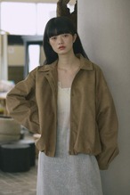 DU260719 Suede Volume Blouson【Outer Collection】