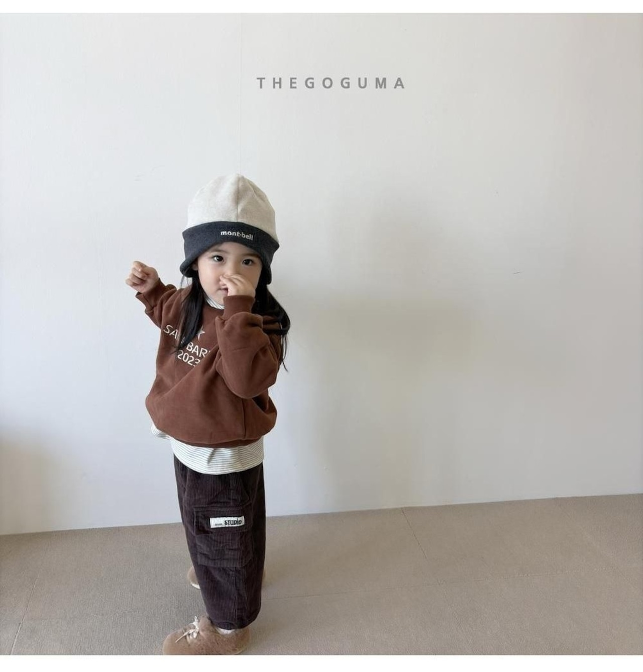 ザゴグマ / THE GOGUMA / コーデュロイカーゴ裏起毛パンツ / 韓国子供服 / キッズ / 26winter〖取寄〗*XS~XL*