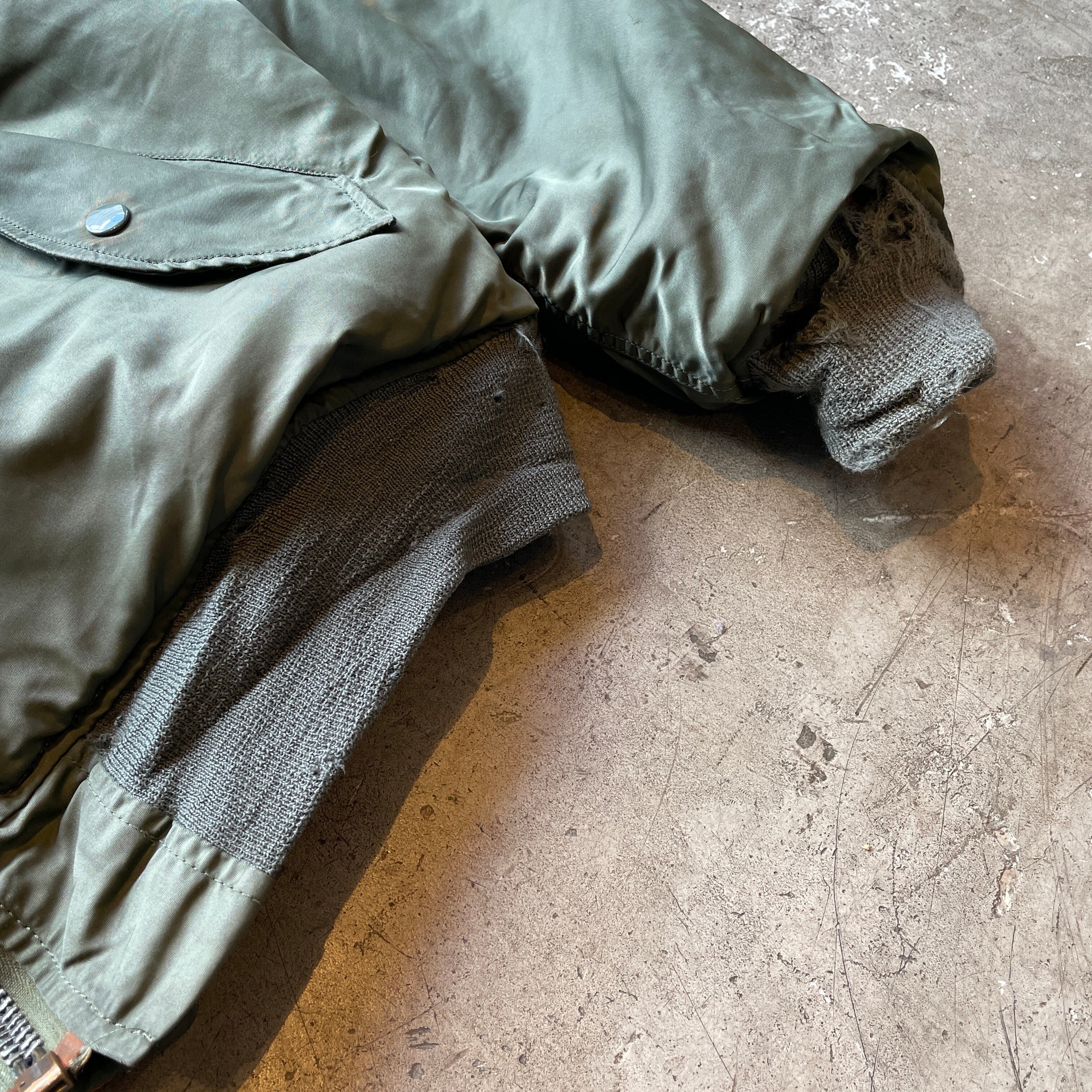 70s USAF ALPHA INDUSTRIES社製 MA-1 フライトジャケット L USA製