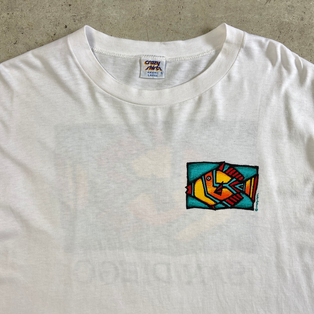 90年代 USA製 crazy shirts HAWAII クレイジーシャツ SAN DIEGO 魚 