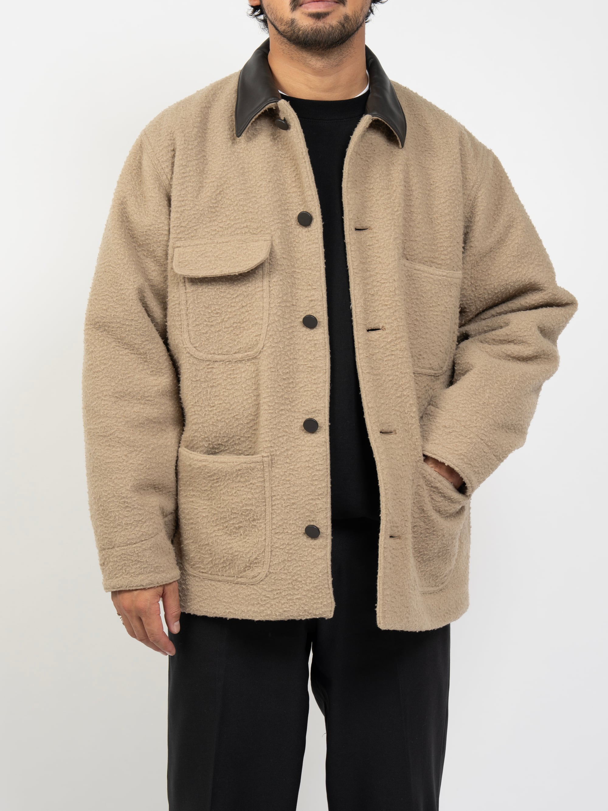 Casentino Over Half Coat (black) | OVY