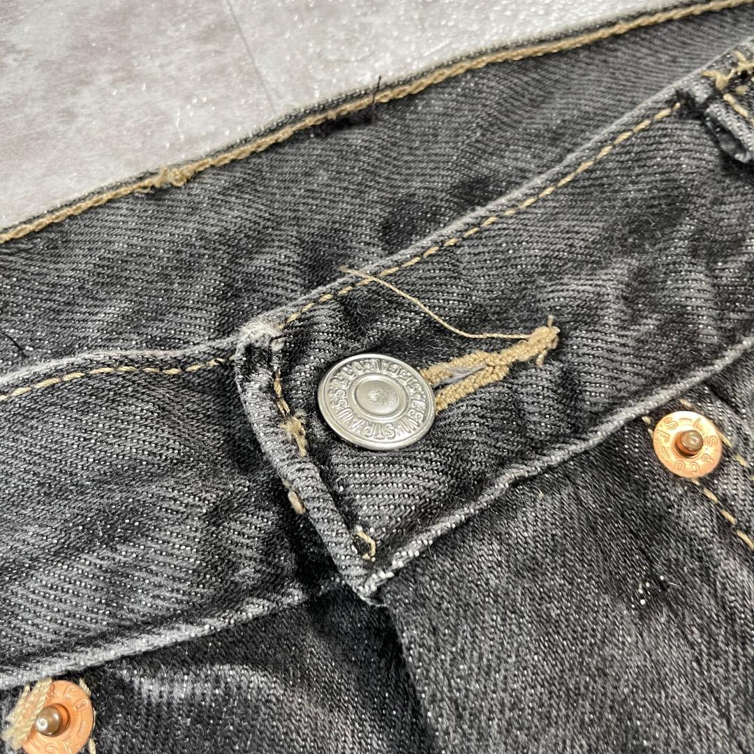 W32 L32】 usa levi's 先染ブラック リーバイス 569 | ib2