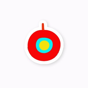 りんごステッカー