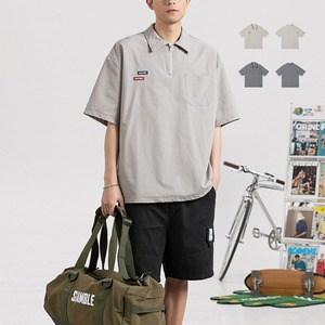 Half zip polo shirt  M12112