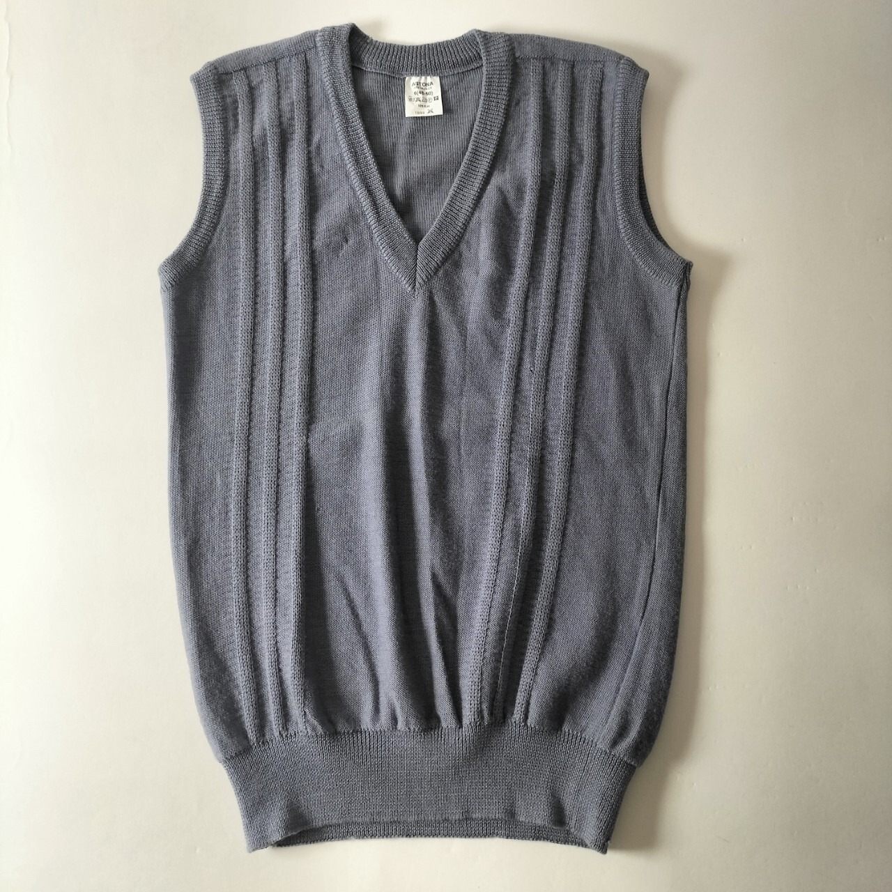 チェコ軍　90s ウールニットベスト ミリタリー　ASTONA