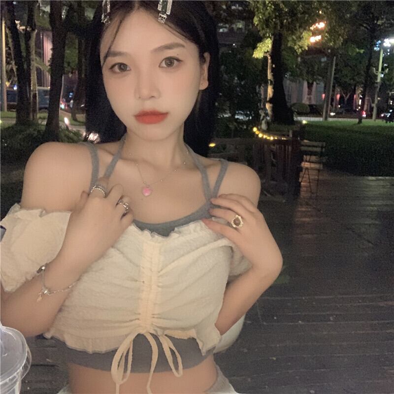 サマーギャザートップス ストリート 夏物 モンロー12432243816