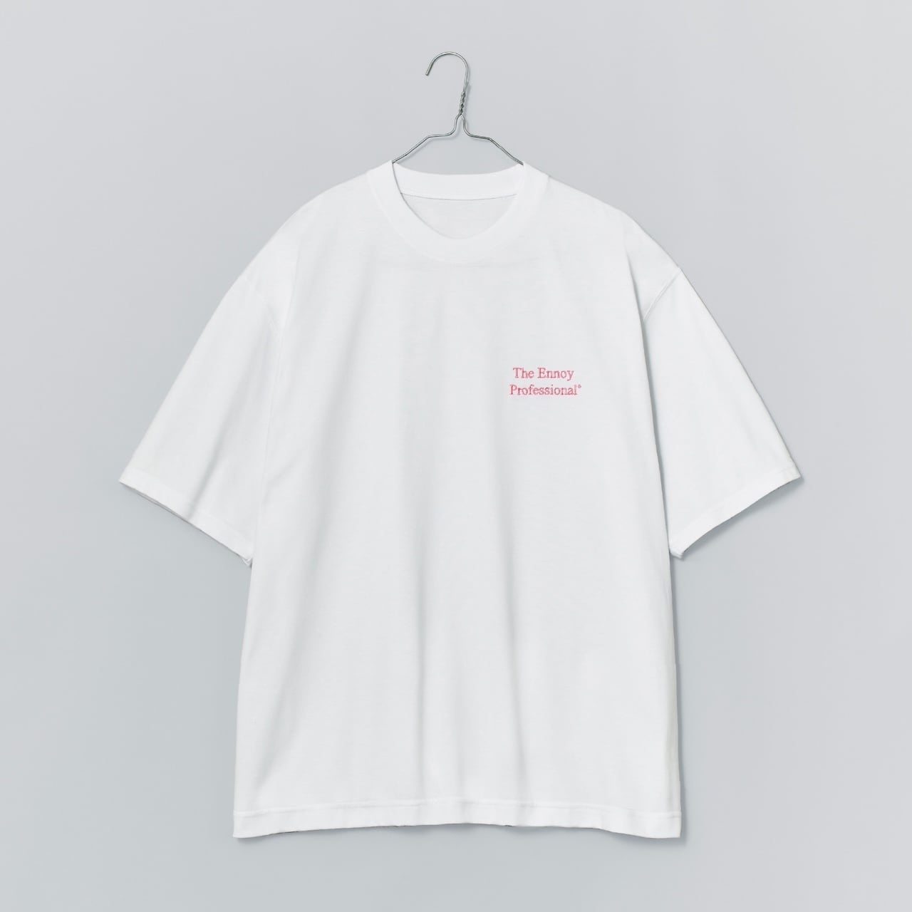 トップス ENNOY PROFESSIONAL S/S T-SHIRT WHITE PROFESSIONAL S/S T-SHIRT (WHITE x PINK) | ENNOY