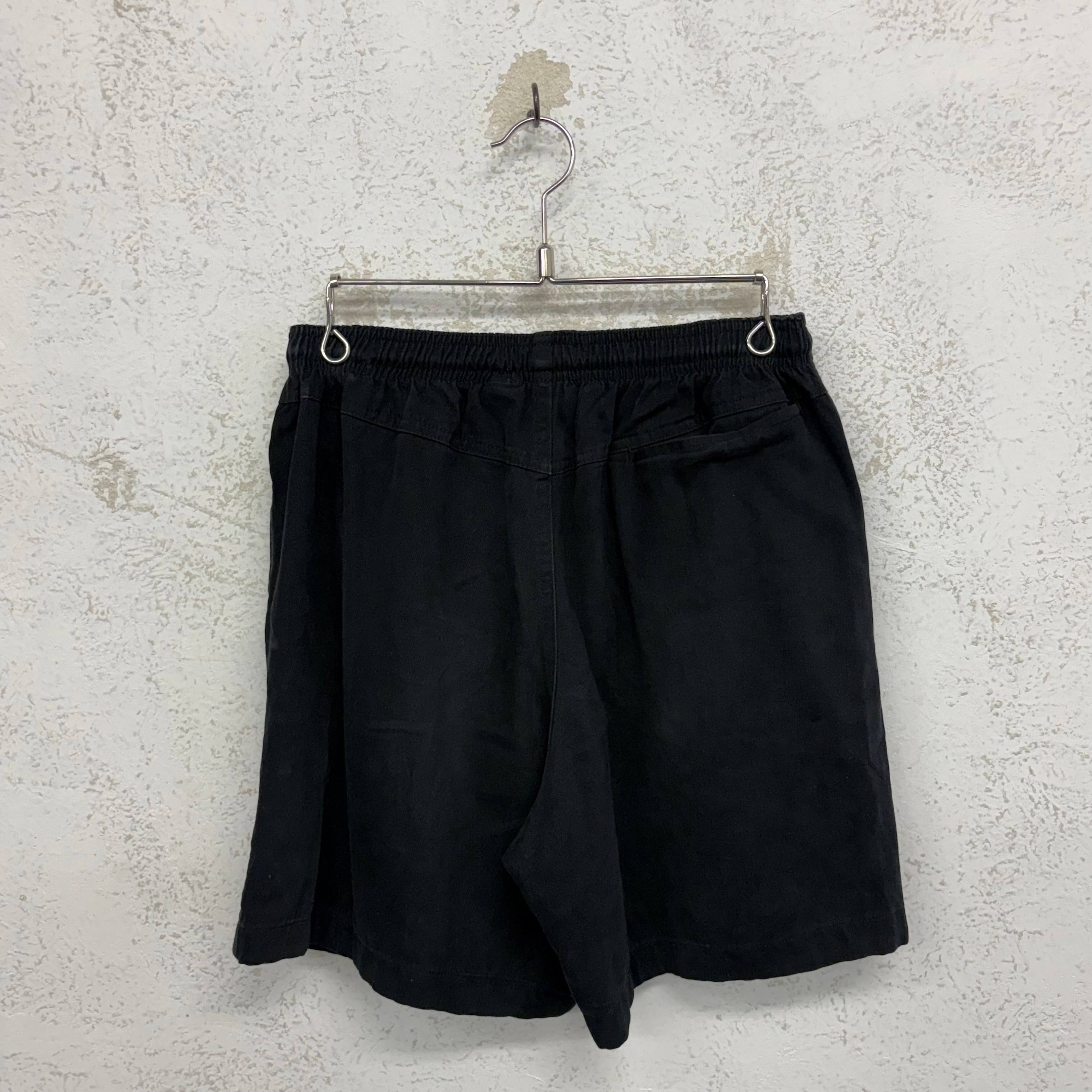 90's STUSSY beach shorts BLACK made in USA size/S ステューシー