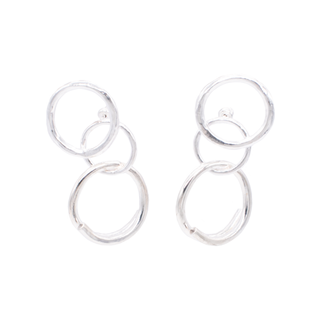 [P003]Silver 925 Circle earring