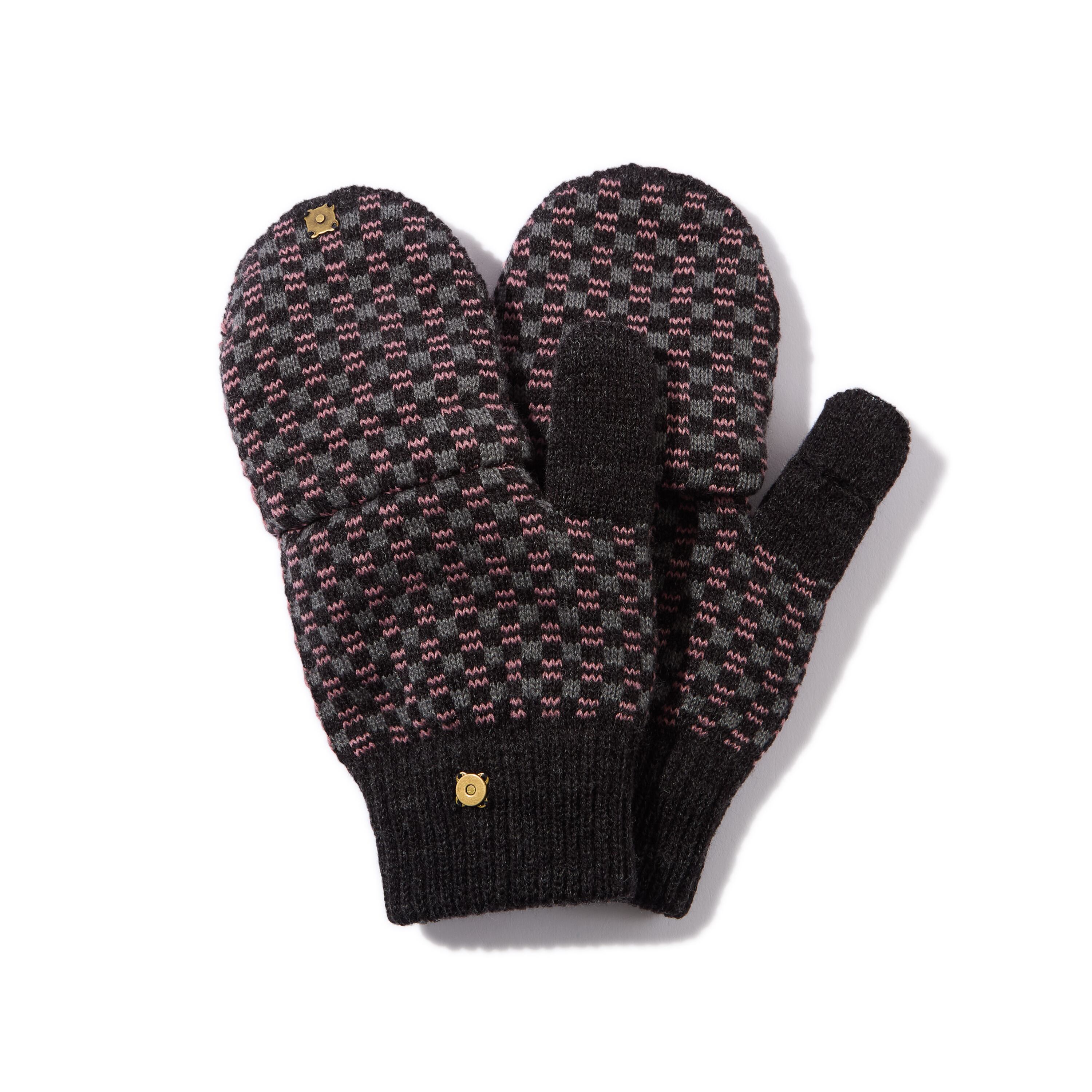 【Diaspora Skateboards】Checkered Mitten(Charcoal)〈国内送料無料〉