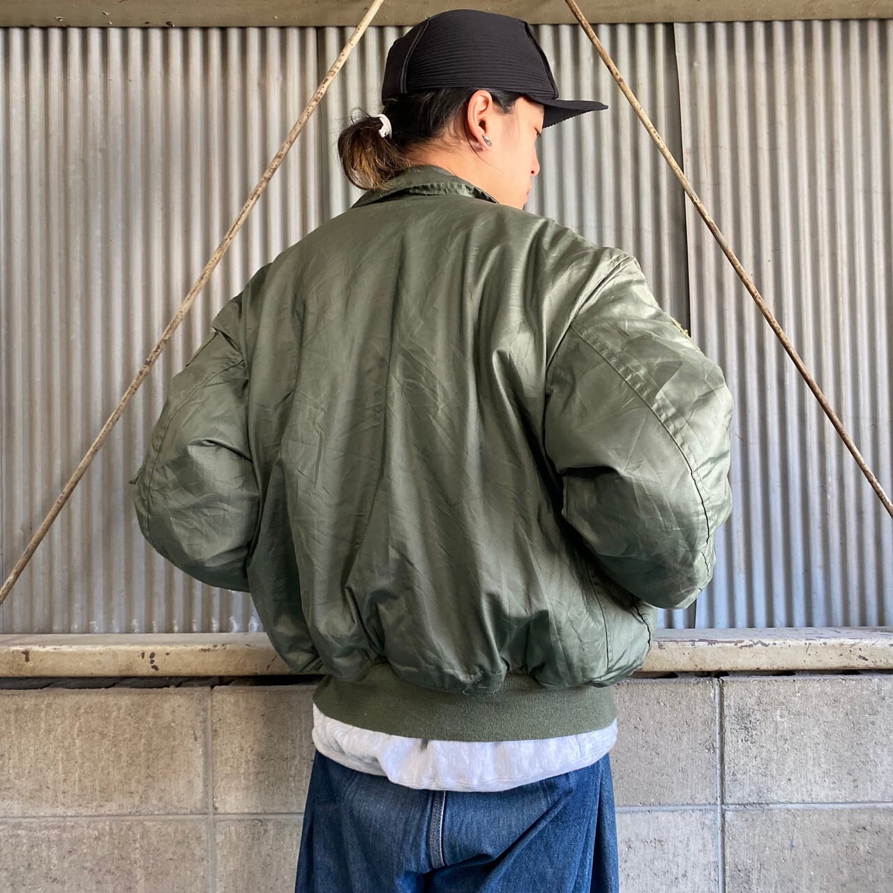 03年納品 USAF 米軍実品 CWU 45/P ミリタリー フライトジャケット X