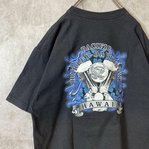 HARLEY DAVIDSON usa製 pacific backprint T-shirt size L 配送A　