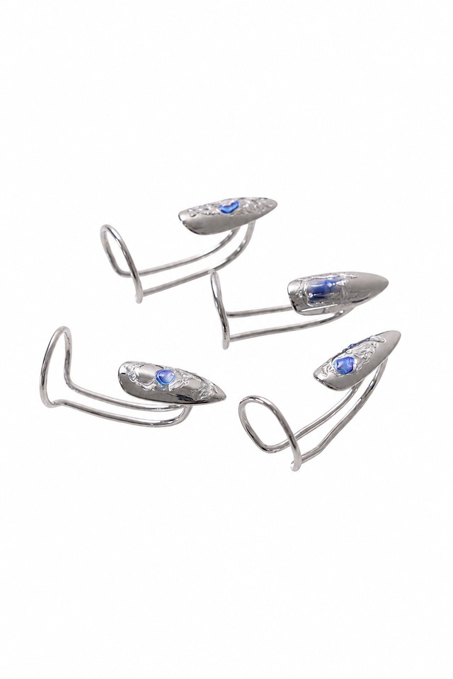 YNYN DIY Nail cuff - Blue Relic