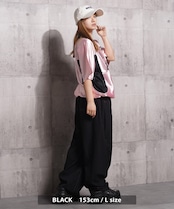 ◆ナイロンワッシャー バレルレッグパンツ◆tr-2700523