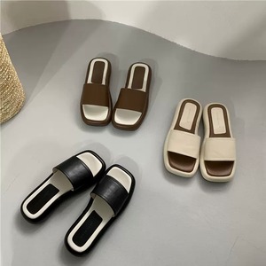 square toe thick belt sandals N20276