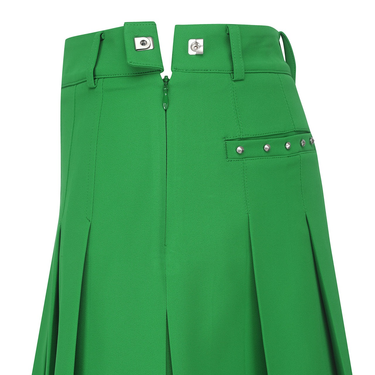 【チャーリー・ハル着用】WOMEN BIGLOGO PLEATS MIDDLE LONG SKIRT