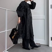 2wayシアーチェックSK/ブラック