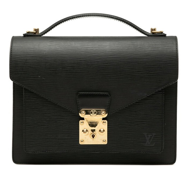 ルイ ヴィトン エピ モンソー ハンドバッグ M52122 ノワール ブラック レザー レディース LOUIS VUITTON 【中古】