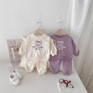 【BABY&KID】春新作リボンデザインセットアップ