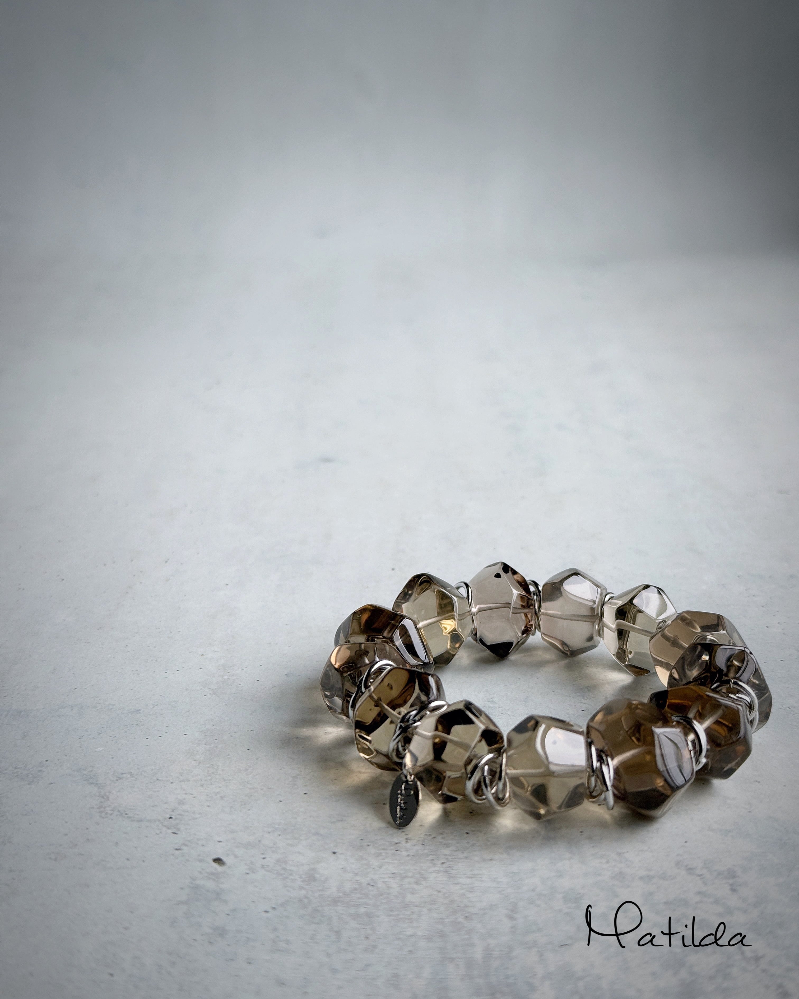 tumble bracelet(スモーキークォーツ)