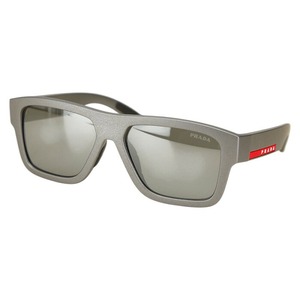 プラダ スポーツ サングラス SPS04Z グレー プラスチック メンズ PRADA 【中古】