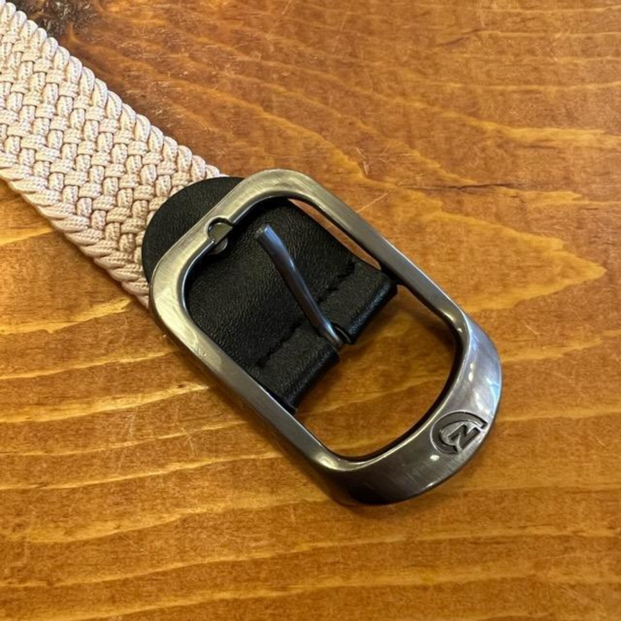 TOPANGA Accessory stretch mesh belt black leather 3-color stretch mesh belt 3-color belt
