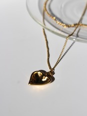 Layered heart necklace