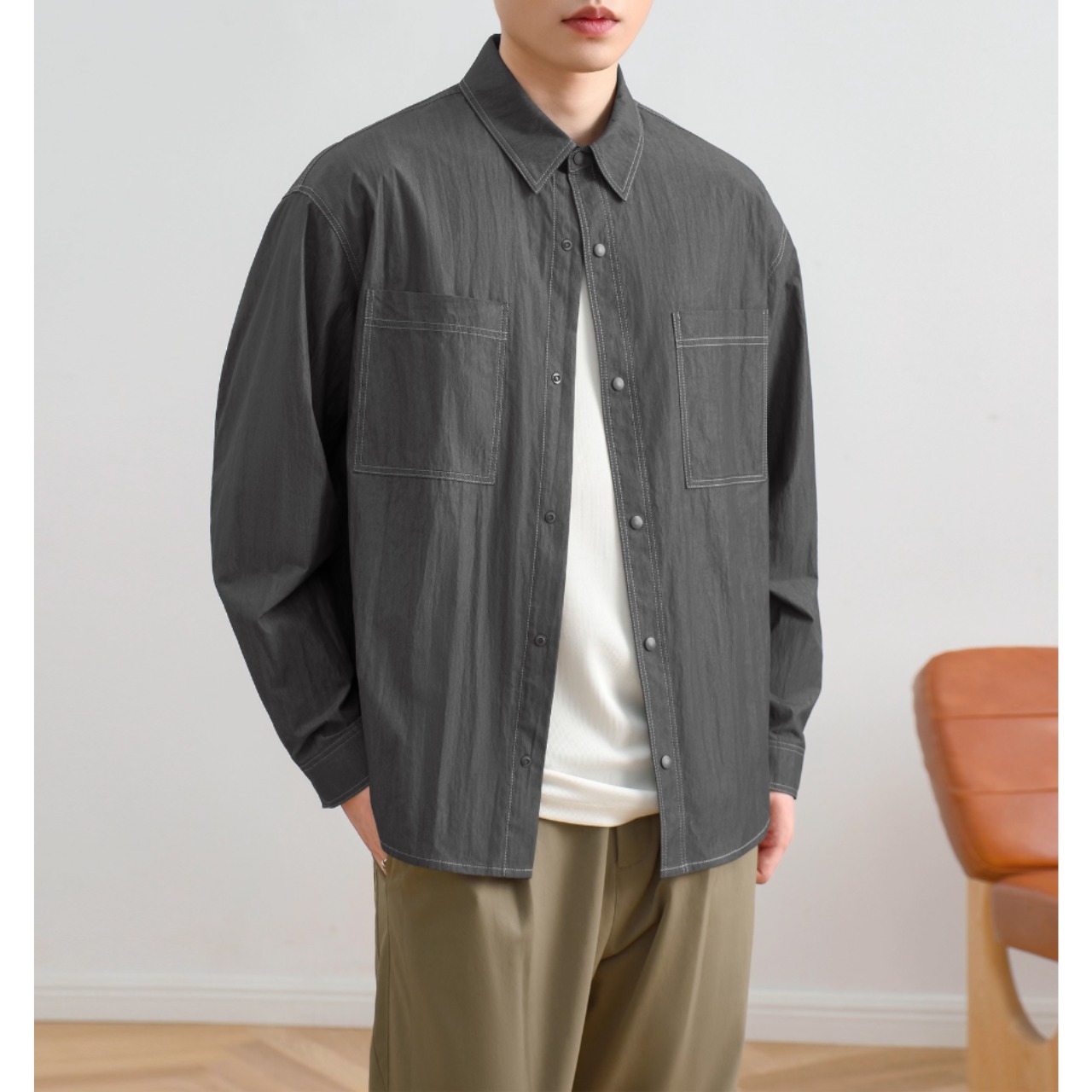 ボタンダウン ロングスリーブシャツ af0360