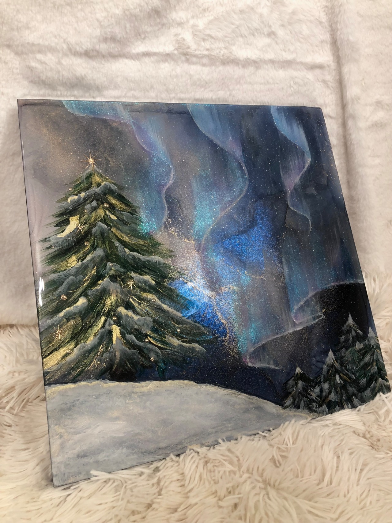 【アートパネル】オーロラナイト