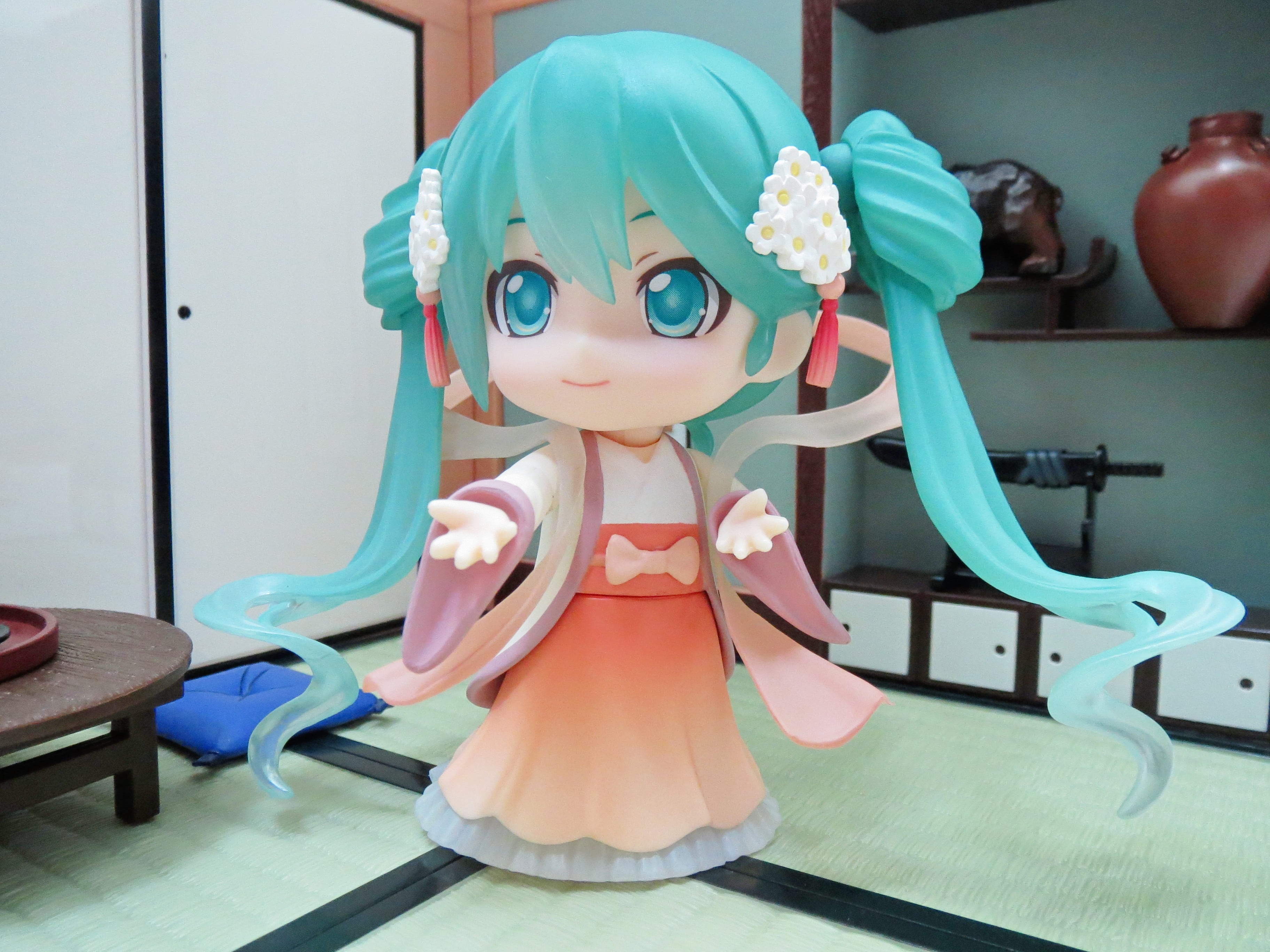 ねんどろいど 初音ミク 中秋明月Ver. 限定 現状品 再入荷（A－ランク）【539】 初音ミク 中秋明月Ver. 顔パーツ 普通