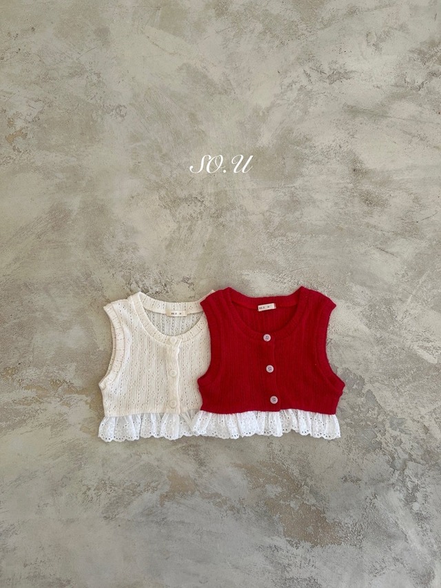 即納：Knit lace best〔so.u〕