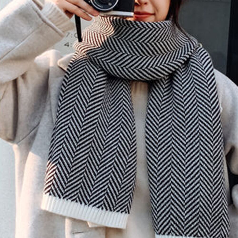 大判 ニット マフラー レディース 秋冬 防寒 保温 暖かい ストール 大人 きれいめ かわいい おしゃれ シンプル 通勤 通学 大人可愛い 大人女子