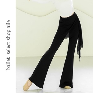 フレアパンツ＆ラップシアースカートセット4色展開 A0181