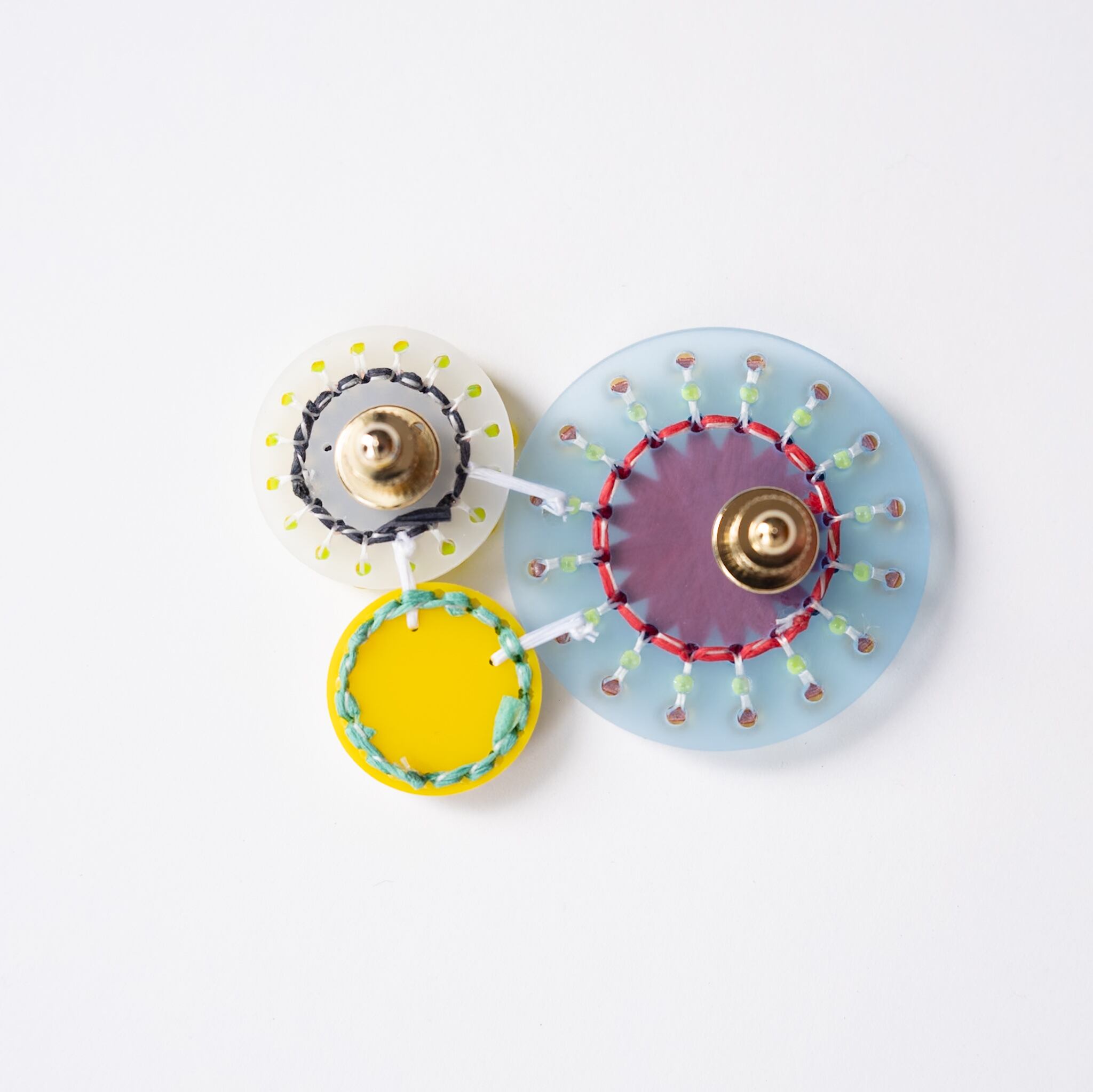 Φ30+Φ25+Φ20 connect brooch [05]