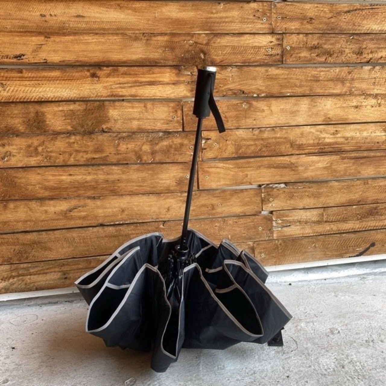 TOPANGA Accessory　ワンタッチ折りたたみ傘　ブラック