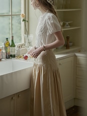 Trèfle Blanc Pintuck Blouse F0723