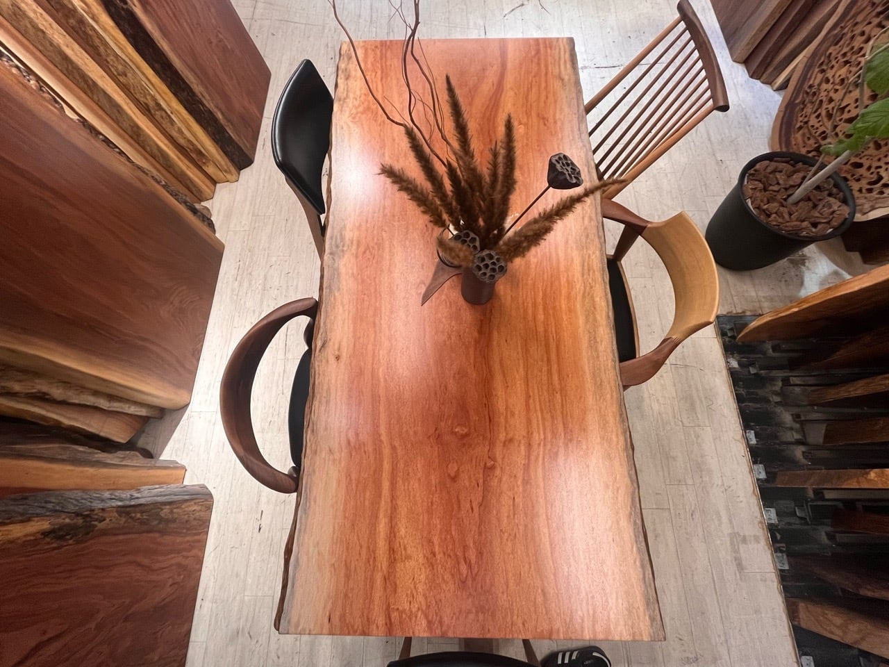 ボセ_1800×800-840×50_浅草本店_テーブル天板/一枚板 252421 t001