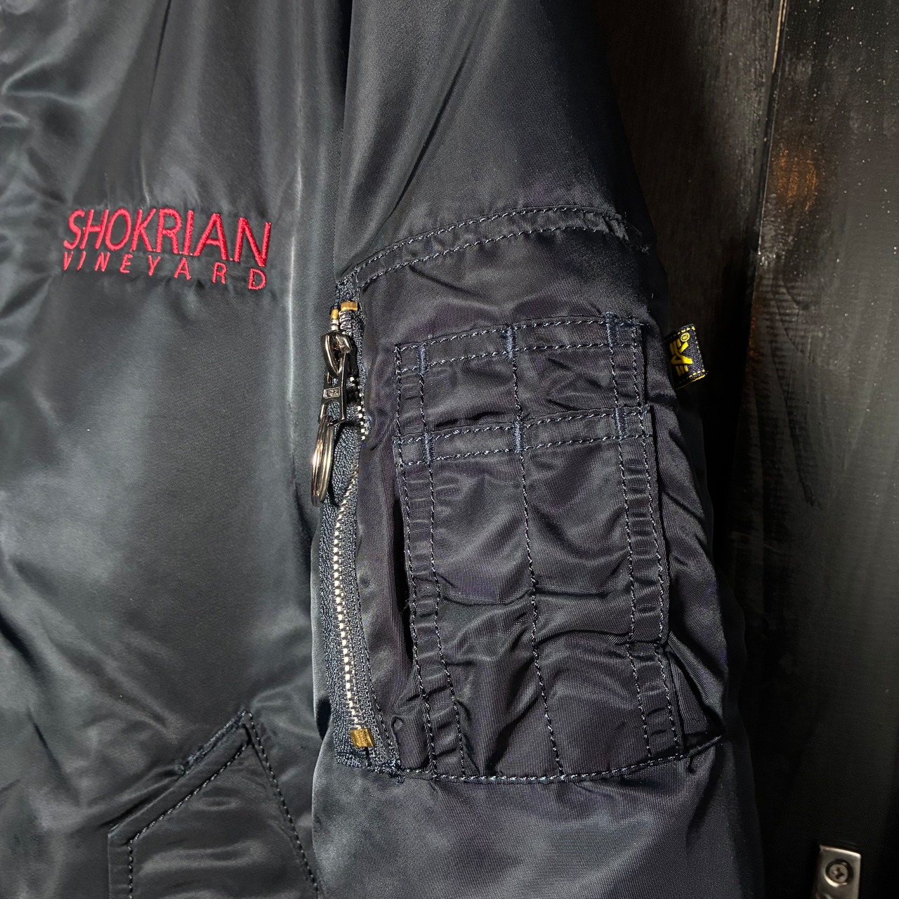 ALPHA INDUSTRIES MA-1フライトジャケット　ネイビー　M アルファ