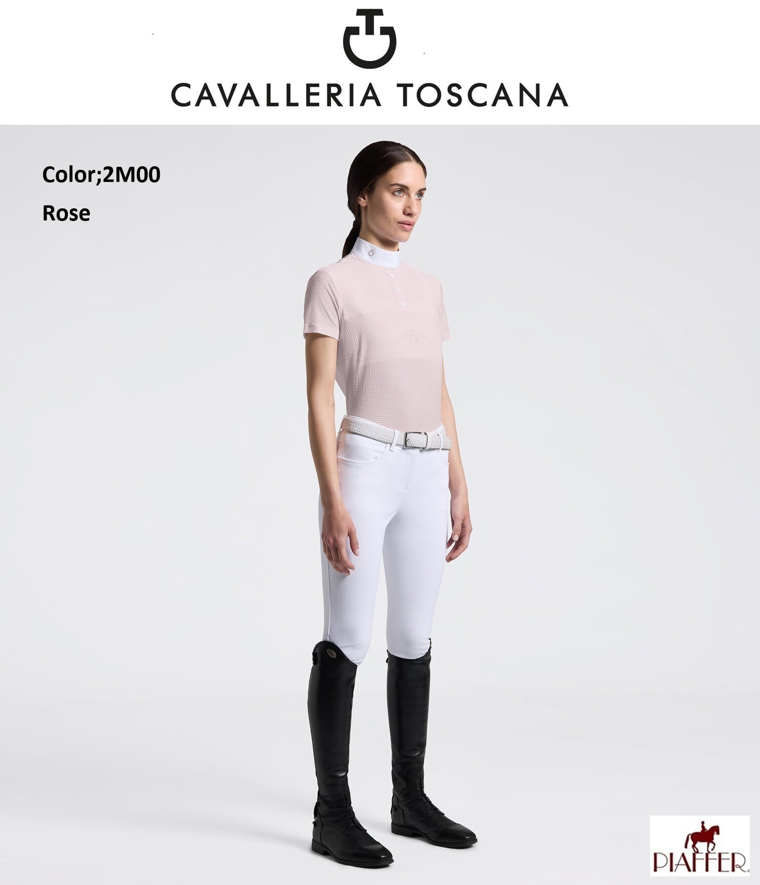 CavalleriaToscanaレディスSSシャツ CAD299JE240 | 乗馬用品