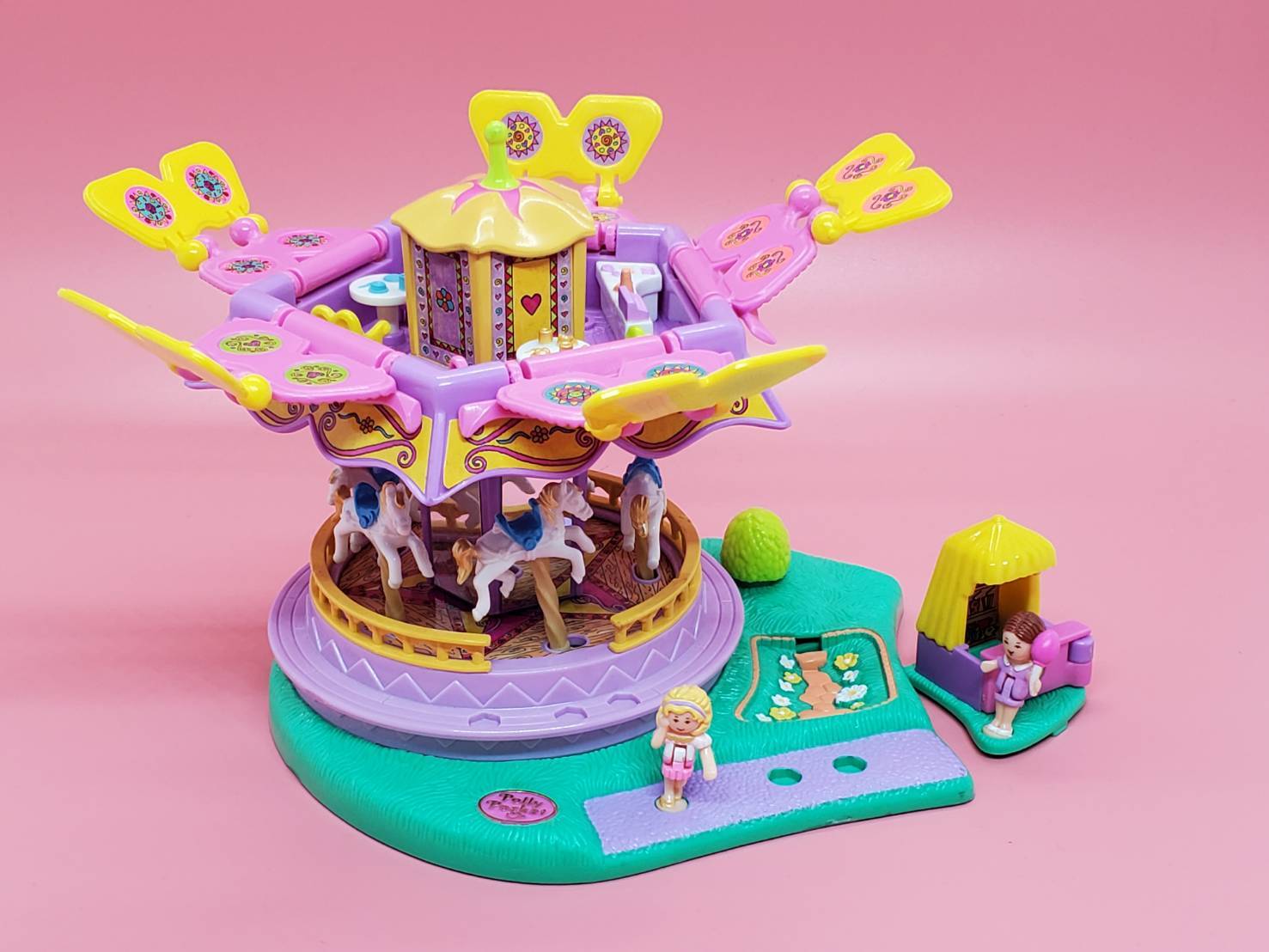 オープンカフェのメリーゴラウンド ほぼ完品 1996年 ゆうえんちの国シリーズ