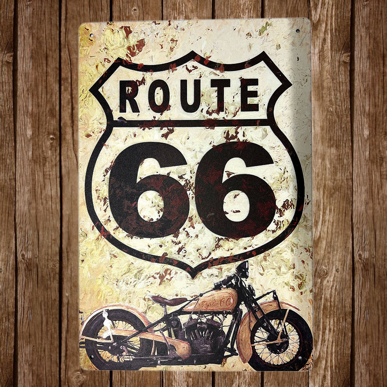 アメリカン雑貨 ブリキ看板 ルート66 ポスター プレート グッズ