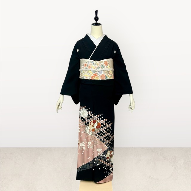 黒留袖レンタル フルセット BT-034-MSサイズ