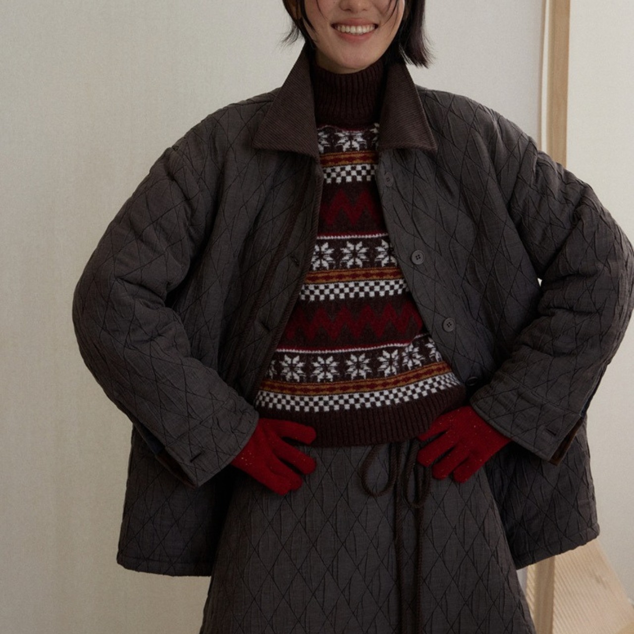 Quilted  Jacket  T4019