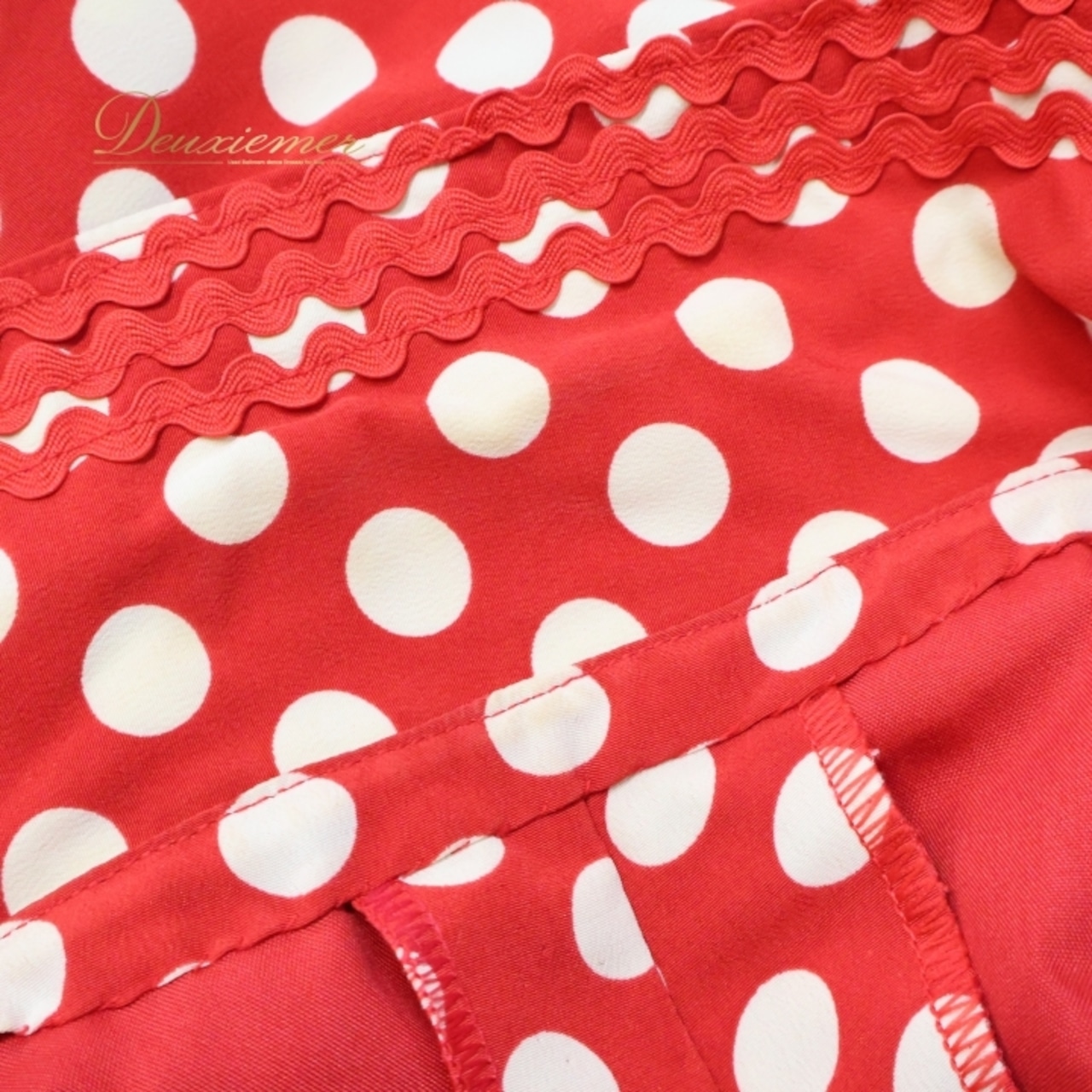 フラメンコ 衣装 ツーピース セットアップ トップス ブラウス ファルダ スカート 赤 白 ドット 水玉 ボランテ フリル 襟 レッド系 ホワイト系 レトロ かわいい ポップ フェス 衣装用 舞台衣装 ダンス 衣装 レディース フラメンコファッション